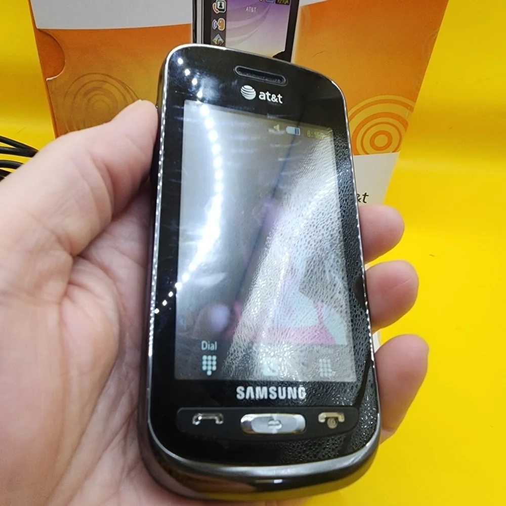 Samsung Solstice SGH-A887 AT&T *Touchscreen Unresponsive w Charger, Box